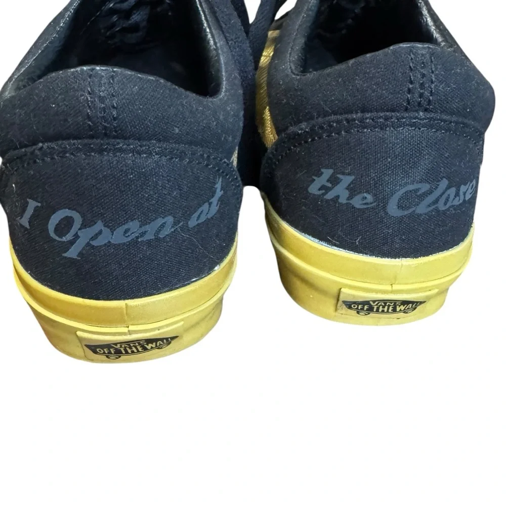 Vans x Harry Potter Golden Snitch Lace Up Sneakers Size Women 7.5 Men 6